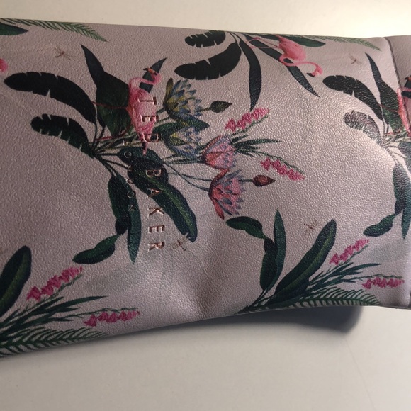 Ted Baker London FAUX LEATHER Pouch , Eye Glasses Protective Case/Cloth, NEW - Picture 5 of 8